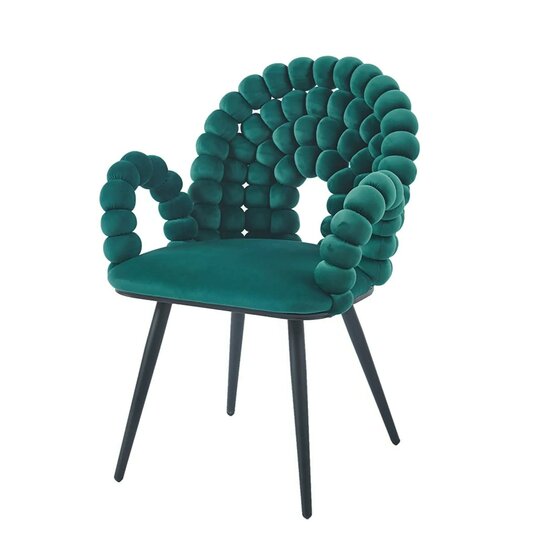 Scaun Tuffy, tapițerie stofă premium, cadru lemn masiv, 98x62x58 cm, Bej picture - 5