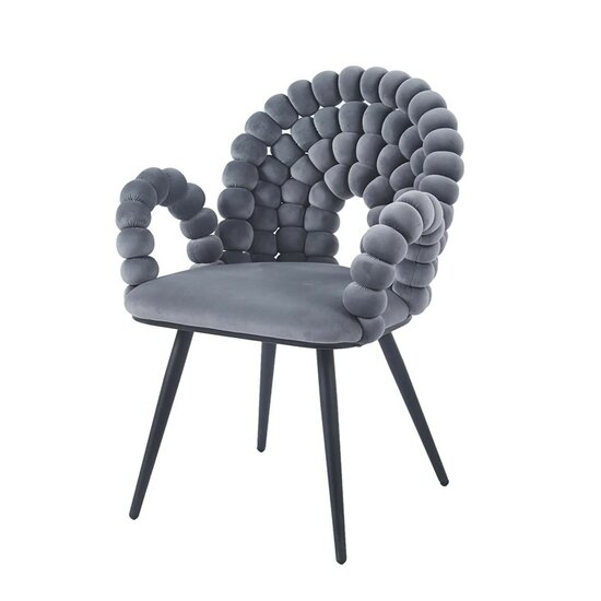 Scaun Tuffy, tapițerie stofă premium, cadru lemn masiv, 98x62x58 cm, Bej picture - 7