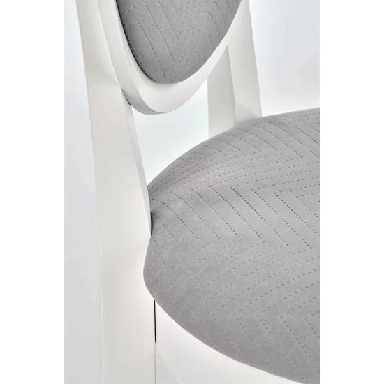 Scaun Velo, design ergonomic, plastic și metal, 44x53x96 cm, alb picture - 6