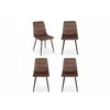 Set 4 scaune tapițate Velvet, structură metalică, stofă catifelată, material rezistent picture - 9
