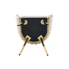Set 4 Scaune tapitate Chic, culoare Bej cu picioare aurii picture - 7