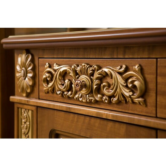 Set comodă + 2 vitrine Plasma Vicky, lemn masiv, finisaj premium, spațiu depozitare generos, comoda 180x49x65 cm + vitrine 80x46x218 cm, personalizabil picture - 4