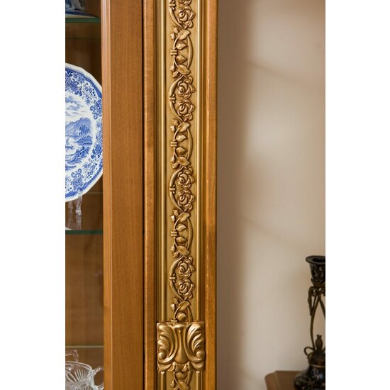 Set comodă + 2 vitrine Plasma Vicky, lemn masiv, finisaj premium, spațiu depozitare generos, comoda 180x49x65 cm + vitrine 80x46x218 cm, personalizabil picture - 3