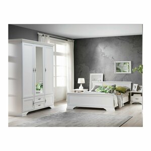 Set dormitor Dormitor Idento 2 Alb Alpin