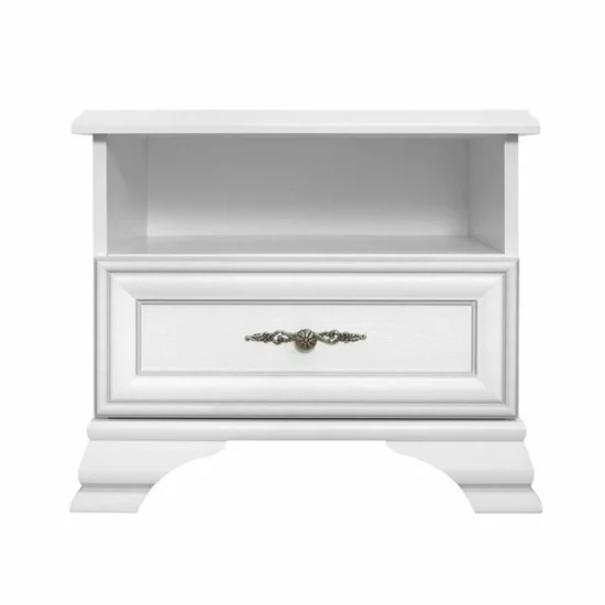 Dormitor Idento, Set Mobilier Clasic, PAL și MDF, 160x200 cm, Alb Alpin picture - 5