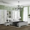 Dormitor Idento, Set Mobilier Clasic, PAL și MDF, 160x200 cm, Alb Alpin picture - 1