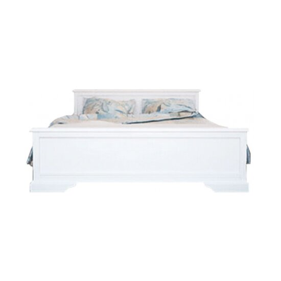 Set dormitor Kleo, design clasic, MDF și PAL melaminat, pat 160x200 cm, alb picture - 5