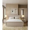 Set dormitor Largo 4 componente pat simplu 160x200 cm, dulap 3 usi SZF3D, 2 noptiere KOM1S culoare cashmire picture - 2