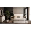 Dormitor Marsel, Set Mobilier Minimalist, MDF și Plăci Fibrolemnoase, 160x200 cm, Alb Frasin și Stejar Sonoma picture - 3