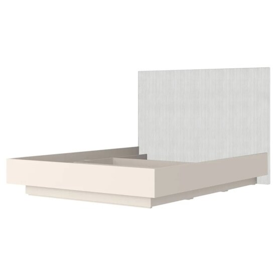 Set dormitor Monaco, design minimalist cu riflaje, PAL melaminat, dimensiuni variate, Casmir picture - 4