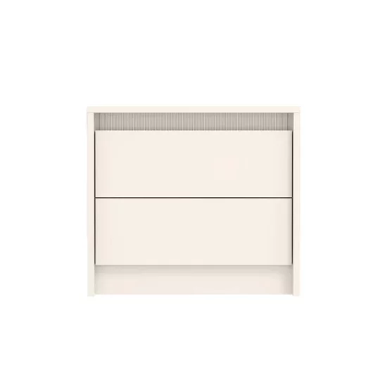 Set dormitor Monaco, design minimalist cu riflaje, PAL melaminat, dimensiuni variate, Casmir picture - 7