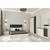 Set dormitor Monaco, design modern cu riflaje, PAL melaminat, dimensiuni variate, Casmir/Gri picture - 1