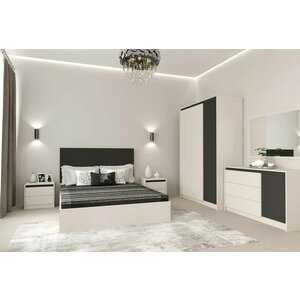 Set Dormitor Monaco Casmir/Gri