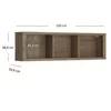 Set living Cordan set complet mobilier clasic, material mdf culoare burgundy picture - 7