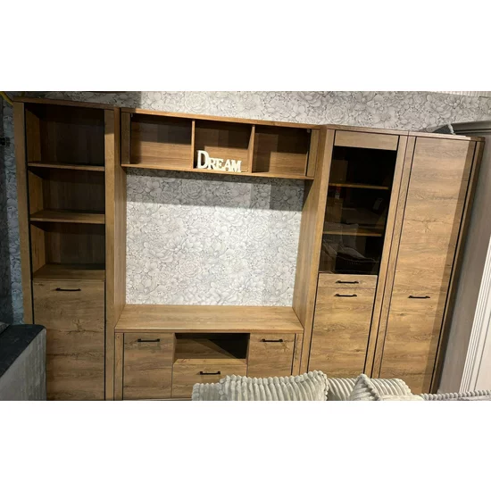 Set living Cordan set complet mobilier clasic, material mdf culoare burgundy picture - 20