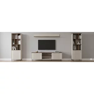 Set Living Tiramisu, Modular, Mobilier Modern, Culoare Cashmere/Oak Antico