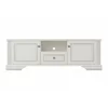 Set Living White, Comodă RTV, Vitrină 1D1W și Penar 1D1W, PAL și MDF, 312x43x220 cm, Frasin Alb și Pin Argintiu picture - 4
