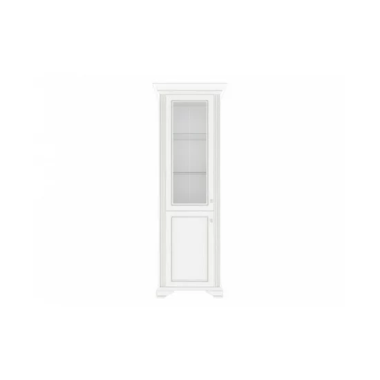 Set Living White, Comodă RTV, Vitrină 1D1W și Penar 1D1W, PAL și MDF, 312x43x220 cm, Frasin Alb și Pin Argintiu picture - 3