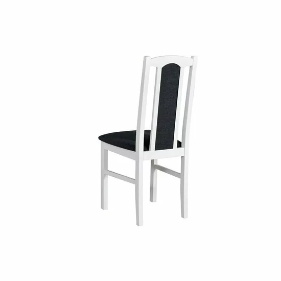 Set masă Maxim 4 extensibilă, cu 4 scaune B7 tapițate, structură solidă, 120x70x76 cm, alb picture - 4