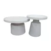 Set masute cafea Paula, culoare alb picture - 1