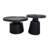 Set masute cafea Paula, culoare neagra picture - 1
