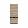 Set Mobilă Living Geneva, Modular Cu Vitrină, Comodă, Rafturi Și Spații Depozitare, PAL, 215x50x207 cm, Sonoma Trufă/Wenge Magia picture - 2