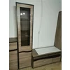Set Mobilă Living Geneva, Modular Cu Vitrină, Comodă, Rafturi Și Spații Depozitare, PAL, 215x50x207 cm, Sonoma Trufă/Wenge Magia picture - 7