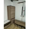 Set Mobilă Living Geneva, Modular Cu Vitrină, Comodă, Rafturi Și Spații Depozitare, PAL, 215x50x207 cm, Sonoma Trufă/Wenge Magia picture - 8