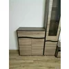 Set Mobilă Living Geneva, Modular Cu Vitrină, Comodă, Rafturi Și Spații Depozitare, PAL, 215x50x207 cm, Sonoma Trufă/Wenge Magia picture - 9