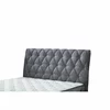 Pat + Saltea gratis Comfort, gri - 140x200 cm, ladă depozitare, somieră rabatabilă, topper confort, structură metal + lemn + PAL, tapițerie stofă premium picture - 7