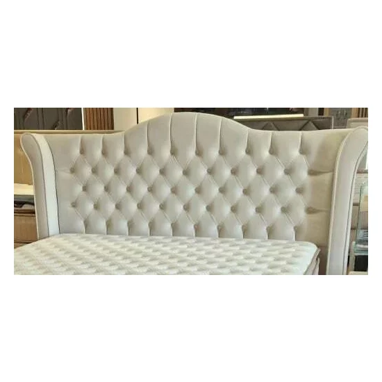 Set Pat + Saltea GRATIS Dimmax Cu Lada Depozitare, Baby Face 02, 160x200 cm, Crem picture - 9