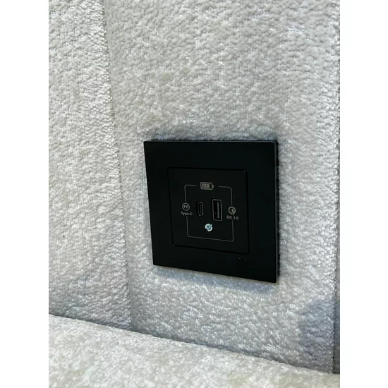 Set Pat + Saltea Gratis Florida Cu LED și Lada Depozitare, Stofă Symphony Pearl, 160x200 cm, Bej picture - 12