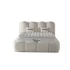 Set pat + Saltea Gratis tapițat Shakira 200x200 cm crem ERATO 01 cu somieră rabatabilă si  ladă depozitare picture - 2
