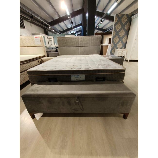 Set pat + saltea Vance, design modern, 160x200 cm