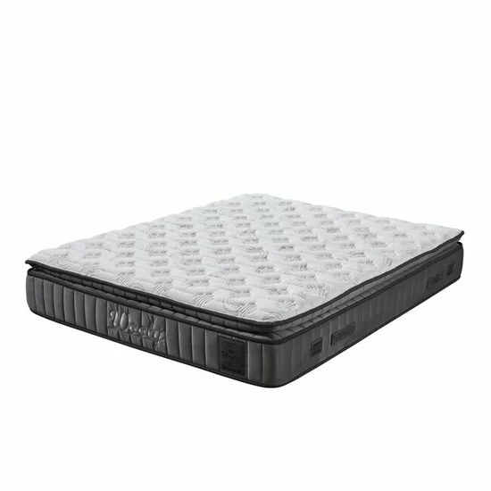 Pat + Saltea gratis Wooly, gri - 140x200 cm, ladă depozitare, design modern, topper inclus, structură metal + lemn + PAL, tapițerie stofă premium picture - 4