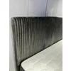 Set Pat Tapițat Bella + Saltea, ladă depozitare, tapițerie catifea premium, structură metal + PAL, 160x200 cm, Gri picture - 13