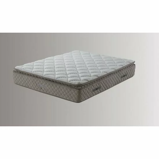 Set pat+ Saltea Gratis , tapițat Vega 140x200 cm crem cu somieră rabatabilă si ladă depozitare picture - 3