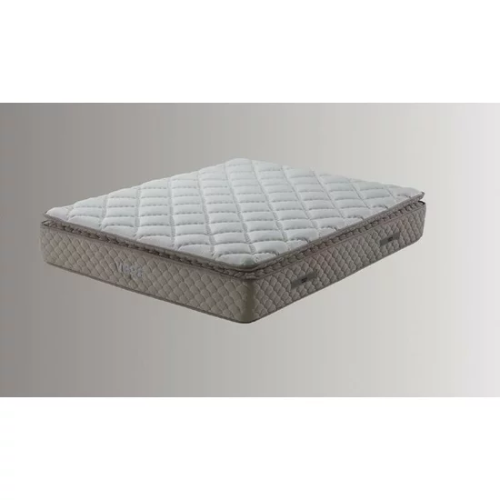 Set pat+ Saltea Gratis , tapițat Vega 160x200 cm crem cu somieră rabatabilă si ladă depozitare picture - 7