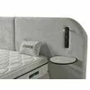 Set pat+ Saltea Gratis tapițat Vivara 140x200 cm crem cu somieră rabatabilă, ladă depozitare și saltea inclusă picture - 4