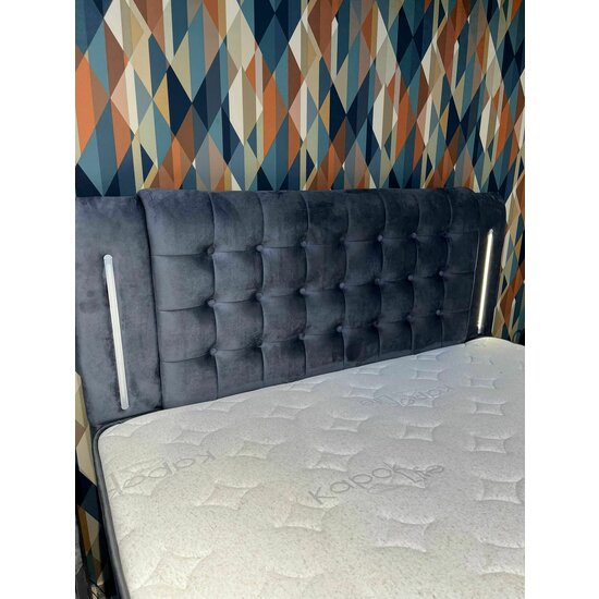 Set pat+ saltea Hypnoz GRI 160x200 cm picture - 5