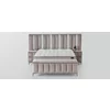 Pat + Saltea gratis Moonlight, bej - 160x200 cm, cu LED, port USB și lada depozitare picture - 2