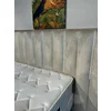 Pat + Saltea gratis Moonlight, bej - 160x200 cm, cu LED, port USB și lada depozitare picture - 9