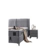 Set Pat+Saltea Belfast 160x200 Gri picture - 4