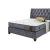 Set Pat + Saltea Comfort, ladă depozitare, somieră rabatabilă, topper confort, structură metal + lemn + PAL, tapițerie stofă premium, 160x200 cm, Gri picture - 5