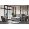 Set pat+saltea Gratis Sensitive 180/200 cm  gri cu somieră rabatabilă, ladă depozitare și saltea inclusă, înălțime 30 cm picture - 3