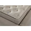 Set pat+Saltea Gratis , tapițat Monora 160x200 cm crem cu somieră rabatabilă si ladă depozitare picture - 7