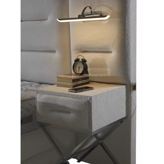 Set pat+Saltea Gratis tapițat Vizyon XXL  160x200 cm crem cu somieră rabatabilă, ladă depozitare picture - 9