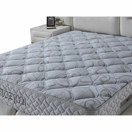 Set pat+Saltea Gratis tapițat Vizyon XXL  180x200 cm crem cu somieră rabatabilă, ladă depozitare picture - 4
