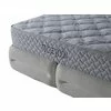 Set pat+Saltea Gratis tapițat Vizyon XXL  200x200 cm crem cu somieră rabatabilă, ladă depozitare picture - 5