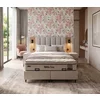Set pat+saltea gratis Victoria  - 160x200 cm, culori personalizabile,  somiera rabatabila si lada de depozitare picture - 1